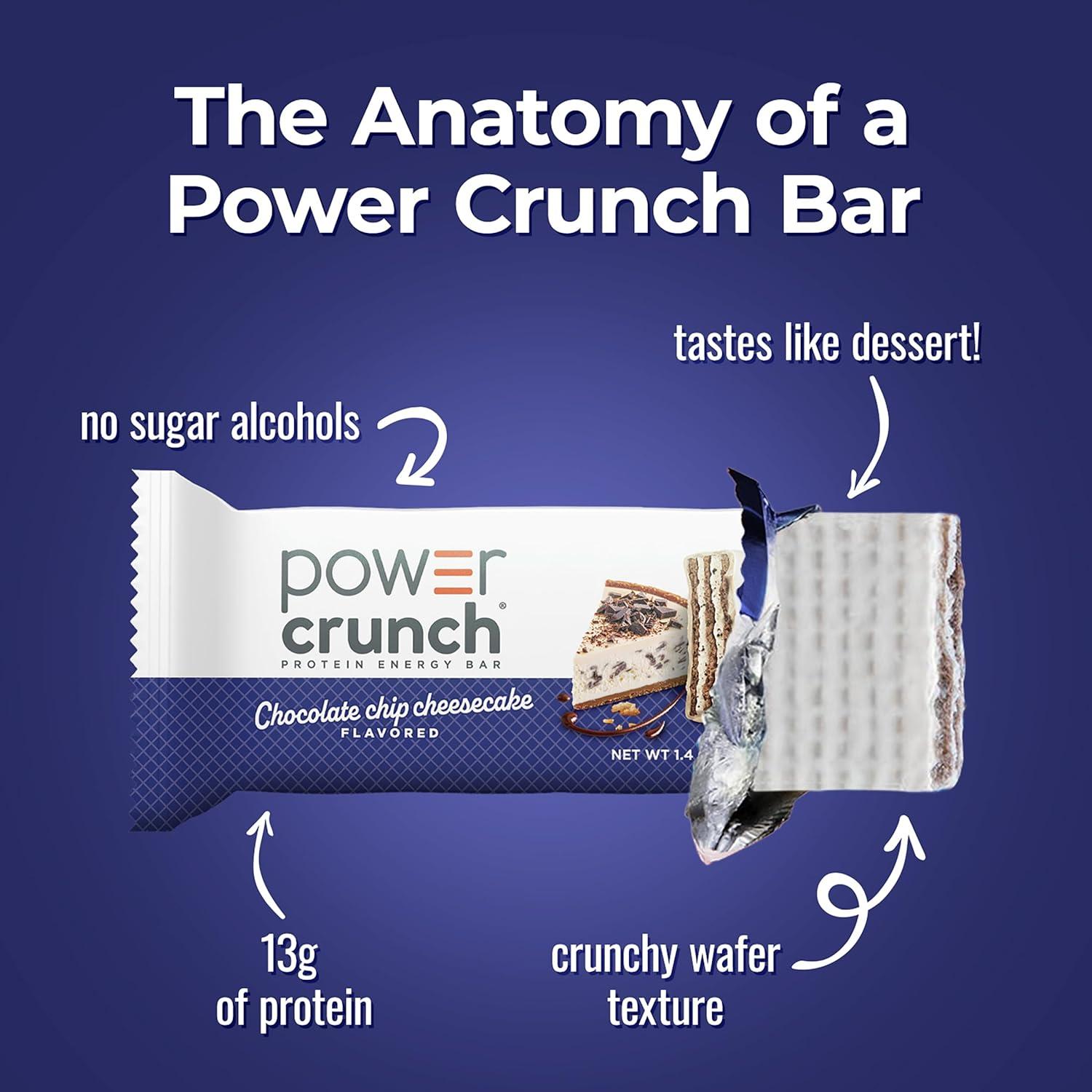 image:imagePower Crunch Cheesecake Chocolate Bars 14oz 12 Count