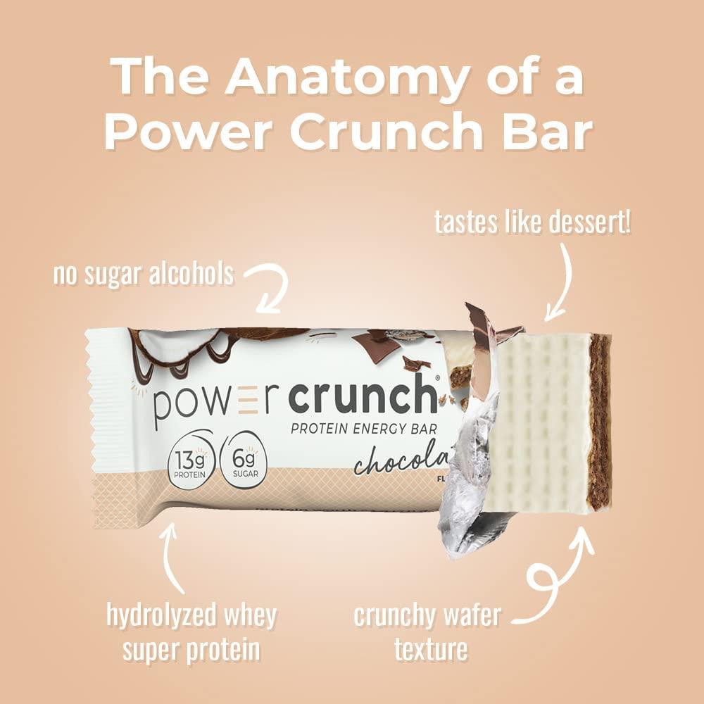 image:imagePower Crunch Cinnamon Bars 14oz 12 CountChocolate Coconut