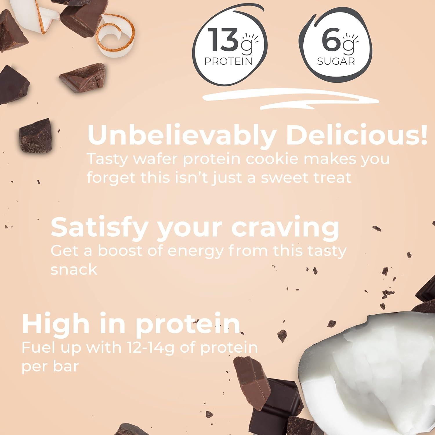 image:imagePower Crunch Cinnamon Bars 14oz 12 CountChocolate Coconut
