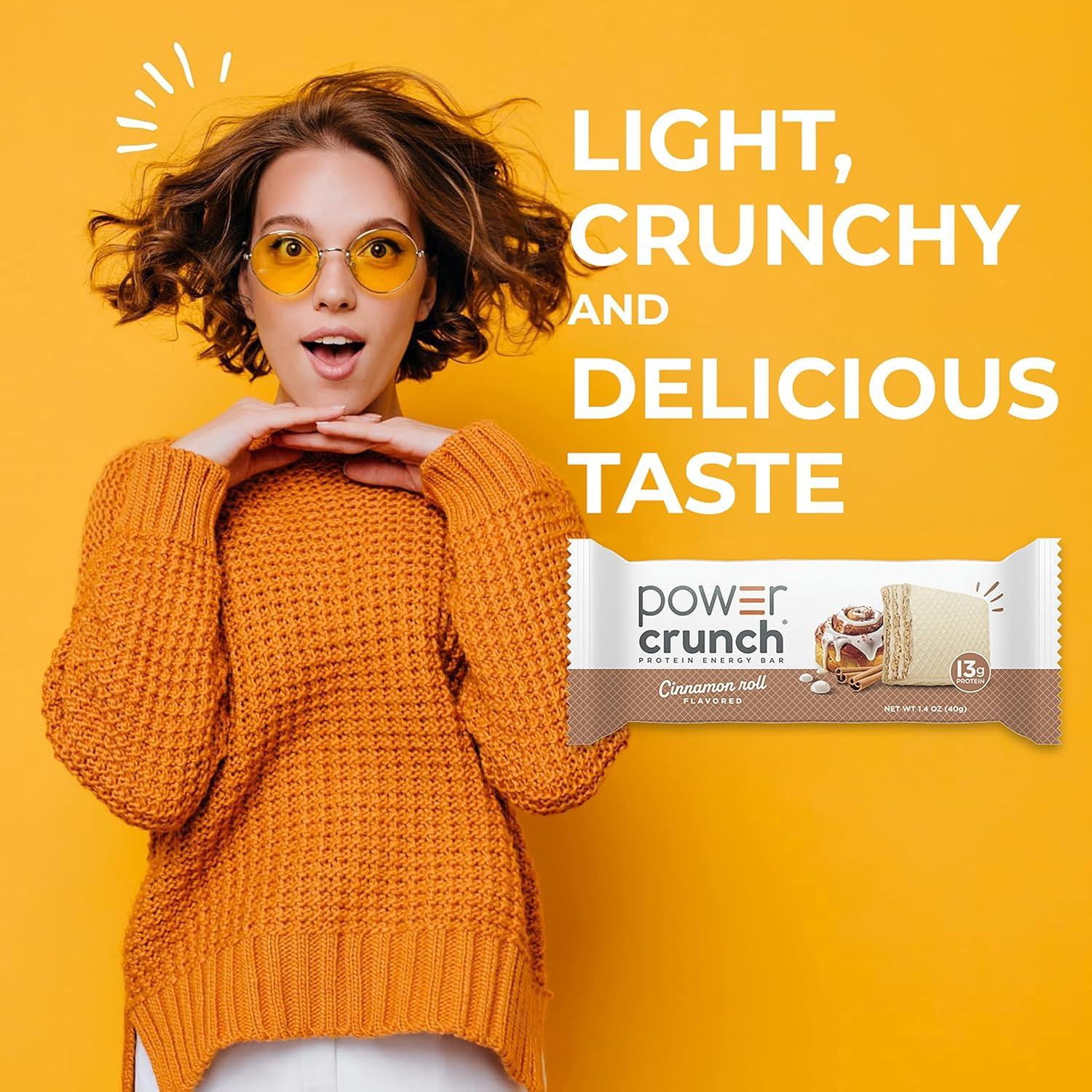 image:imagePower Crunch Cinnamon Bars 14oz 12 CountCinnamon