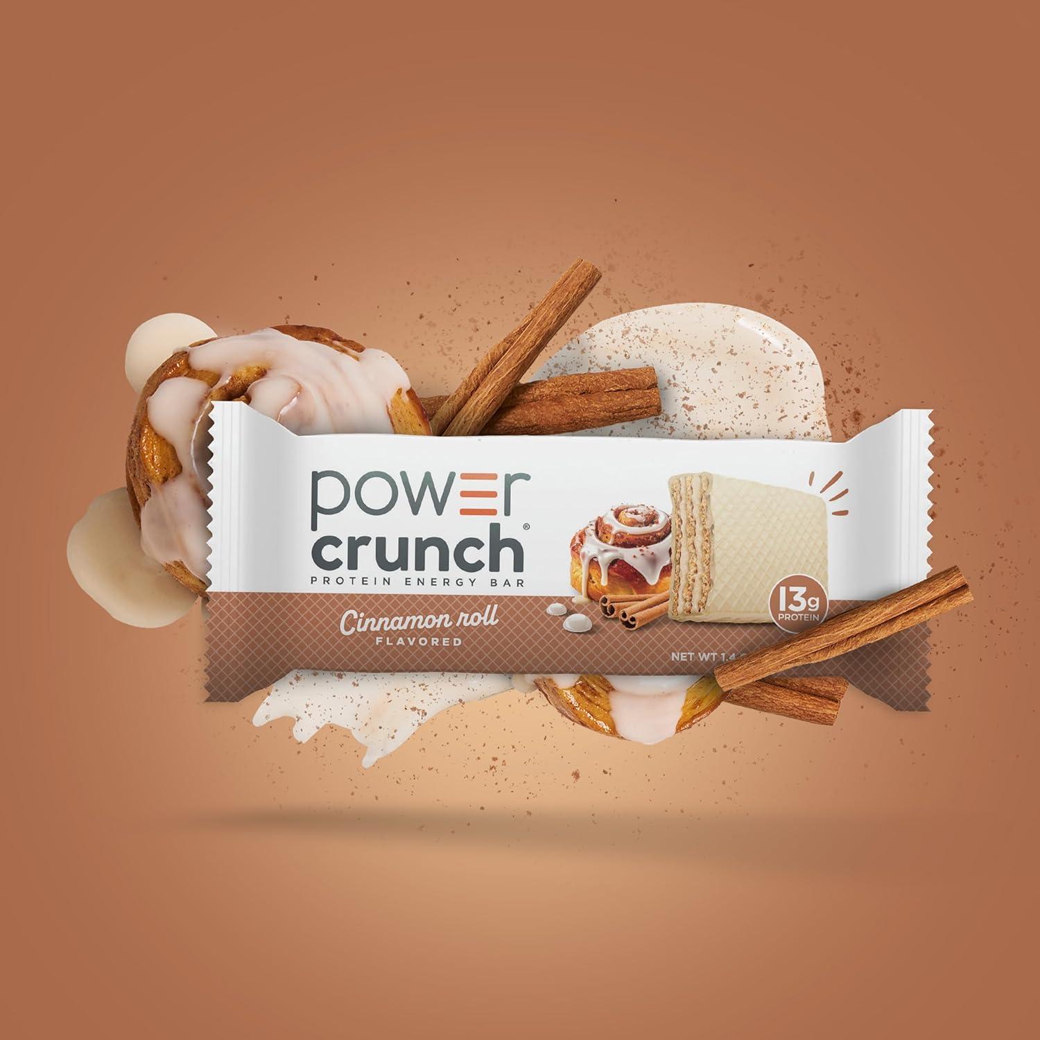 image:imagePower Crunch Cinnamon Bars 14oz 12 CountCinnamon