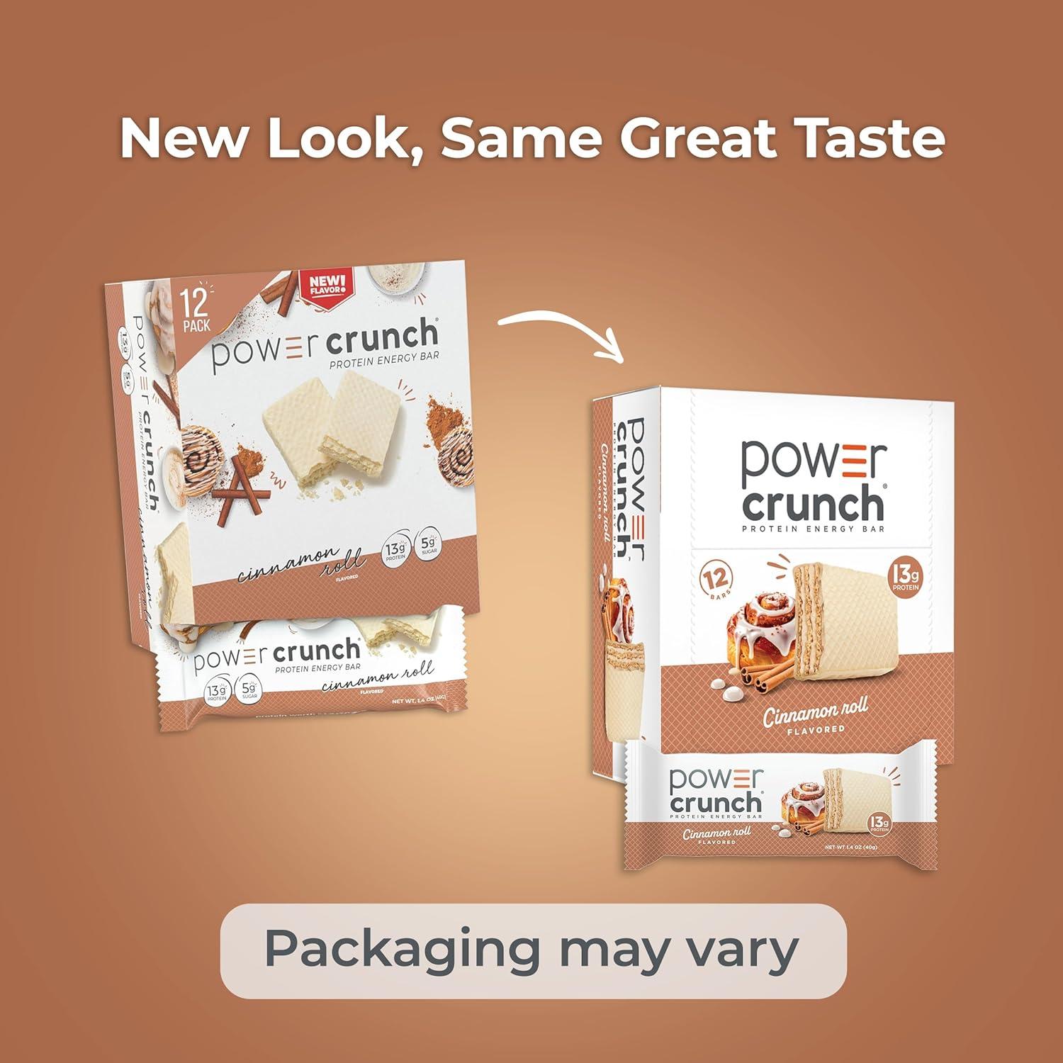 image:imagePower Crunch Cinnamon Bars 14oz 12 CountCinnamon