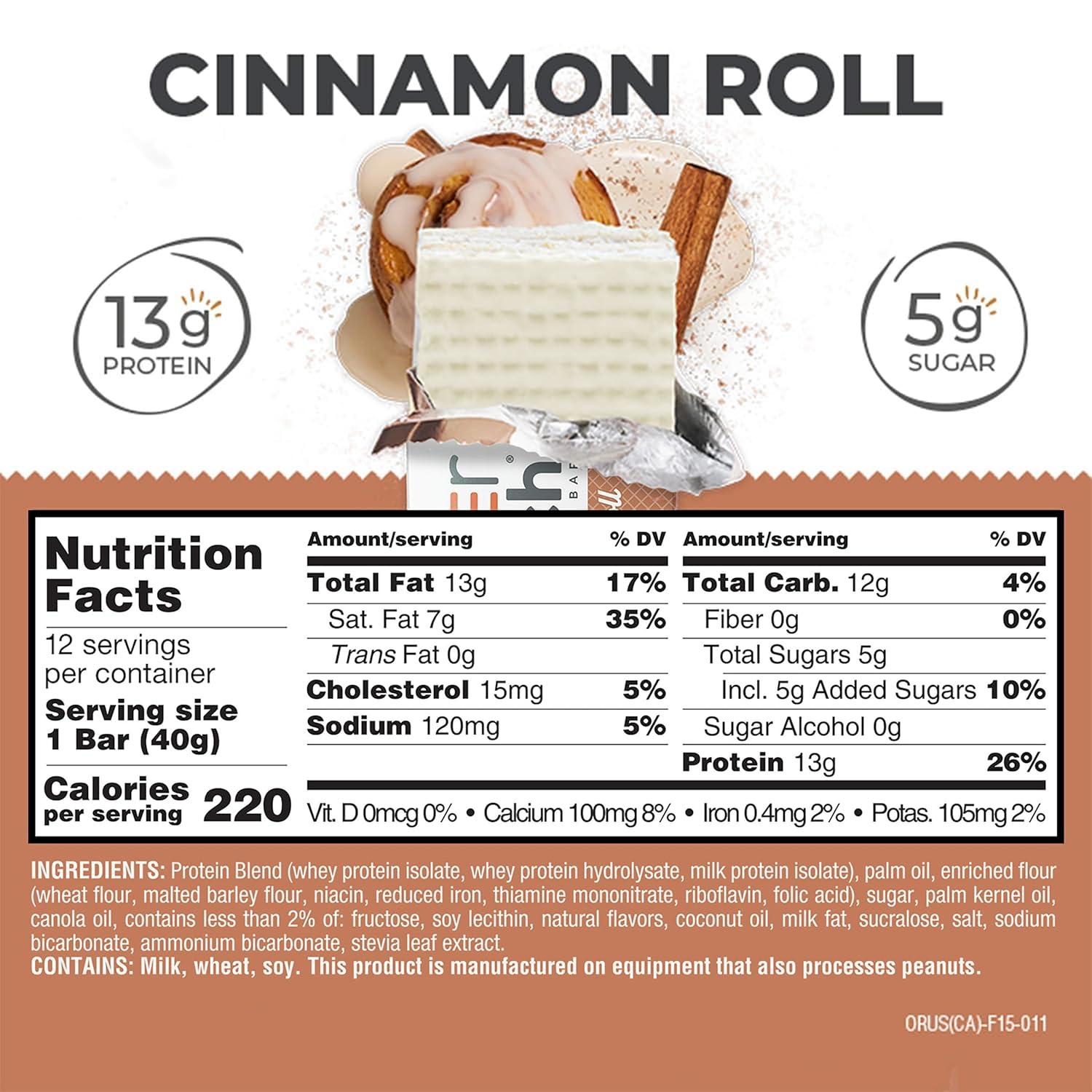 image:imagePower Crunch Cinnamon Bars 14oz 12 CountCinnamon