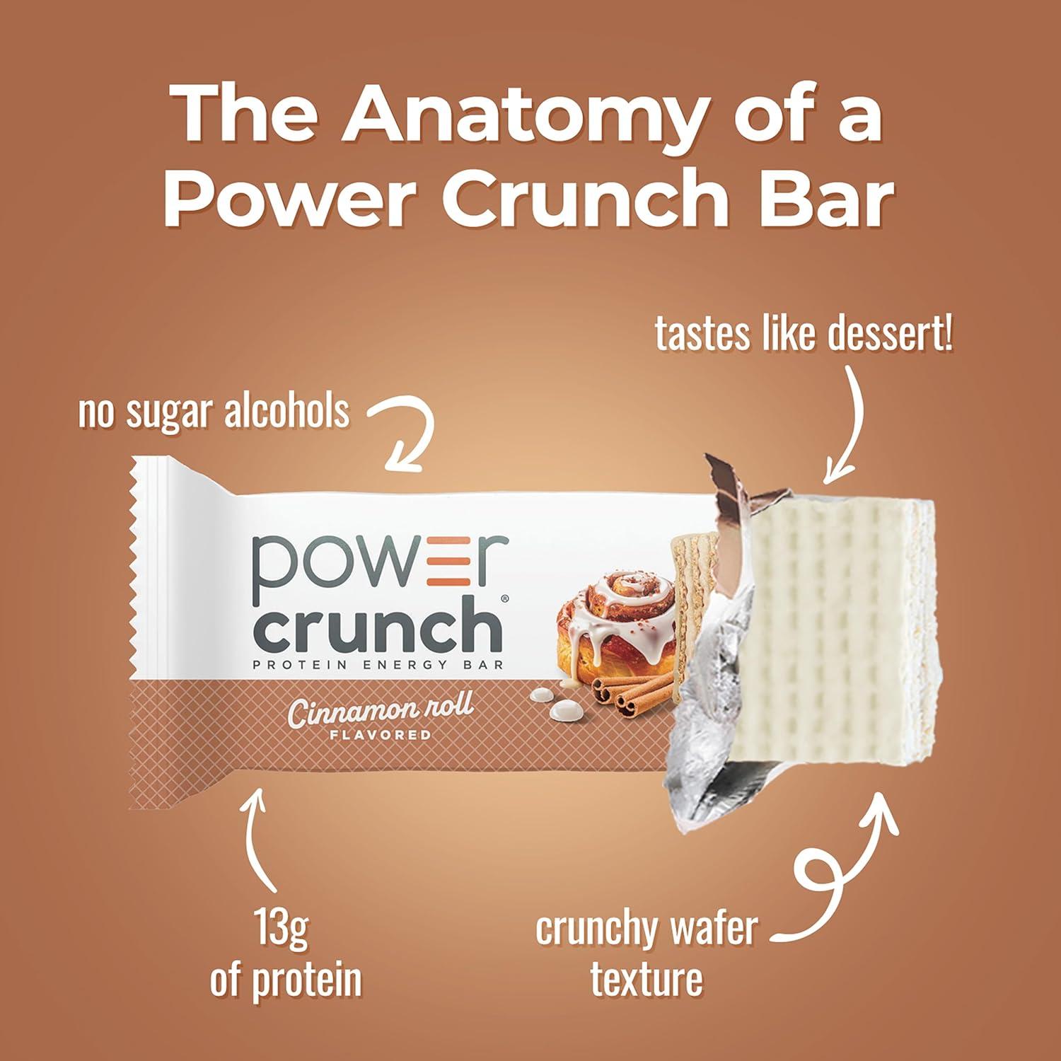 image:imagePower Crunch Cinnamon Bars 14oz 12 CountCinnamon