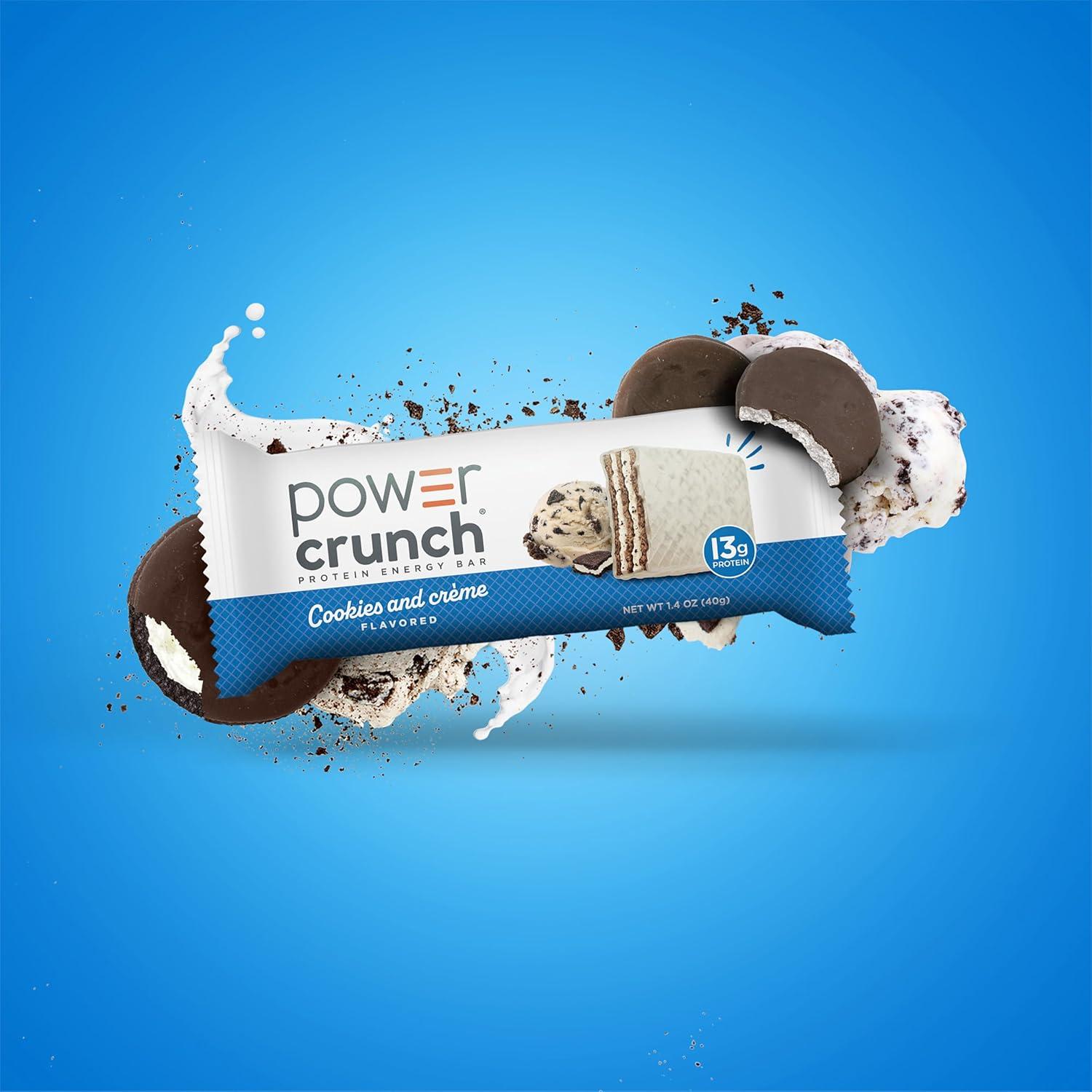image:imagePower Crunch Cinnamon Bars 14oz 12 CountCookies Creme
