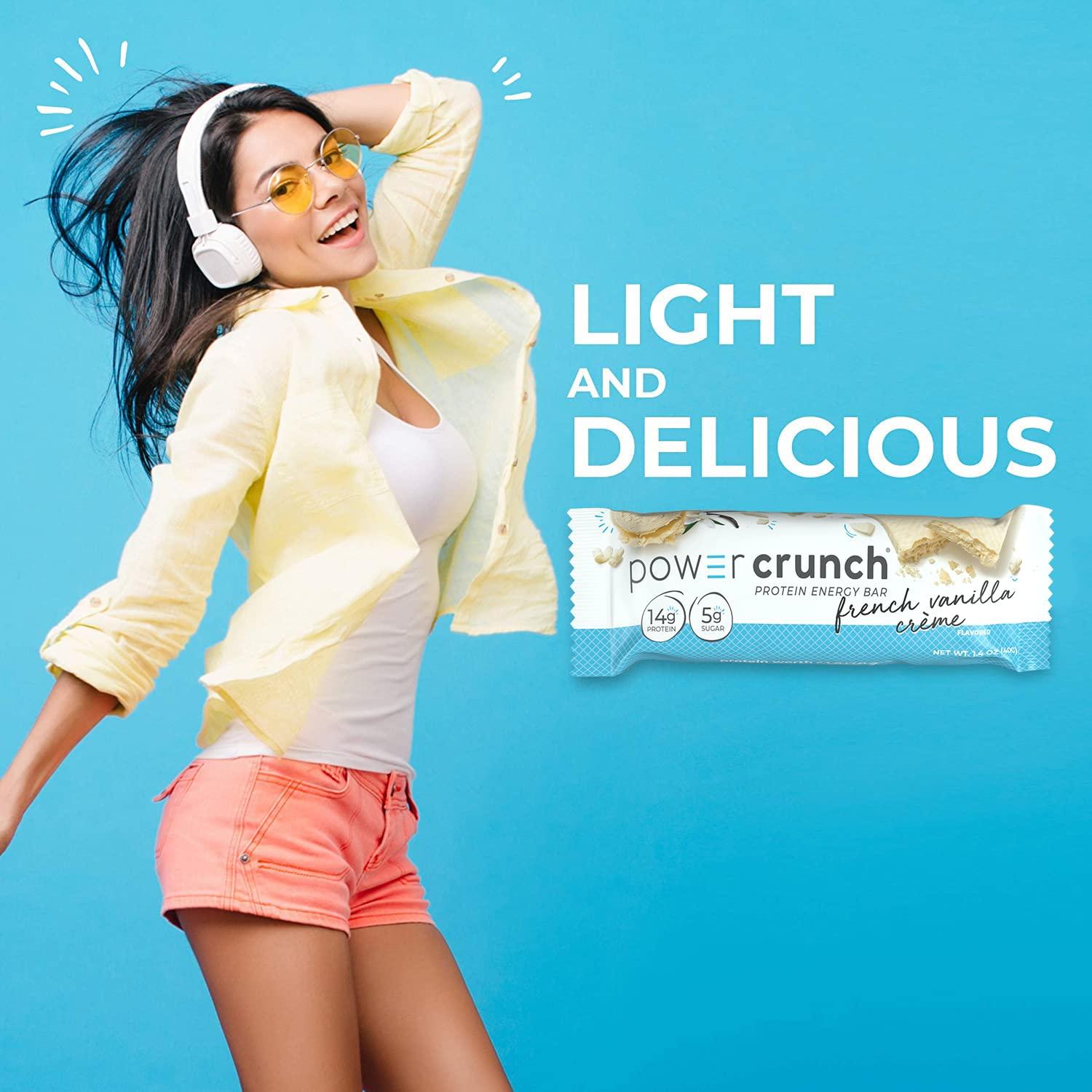 image:imagePower Crunch Cinnamon Bars 14oz 12 CountFrench Vanilla Creme