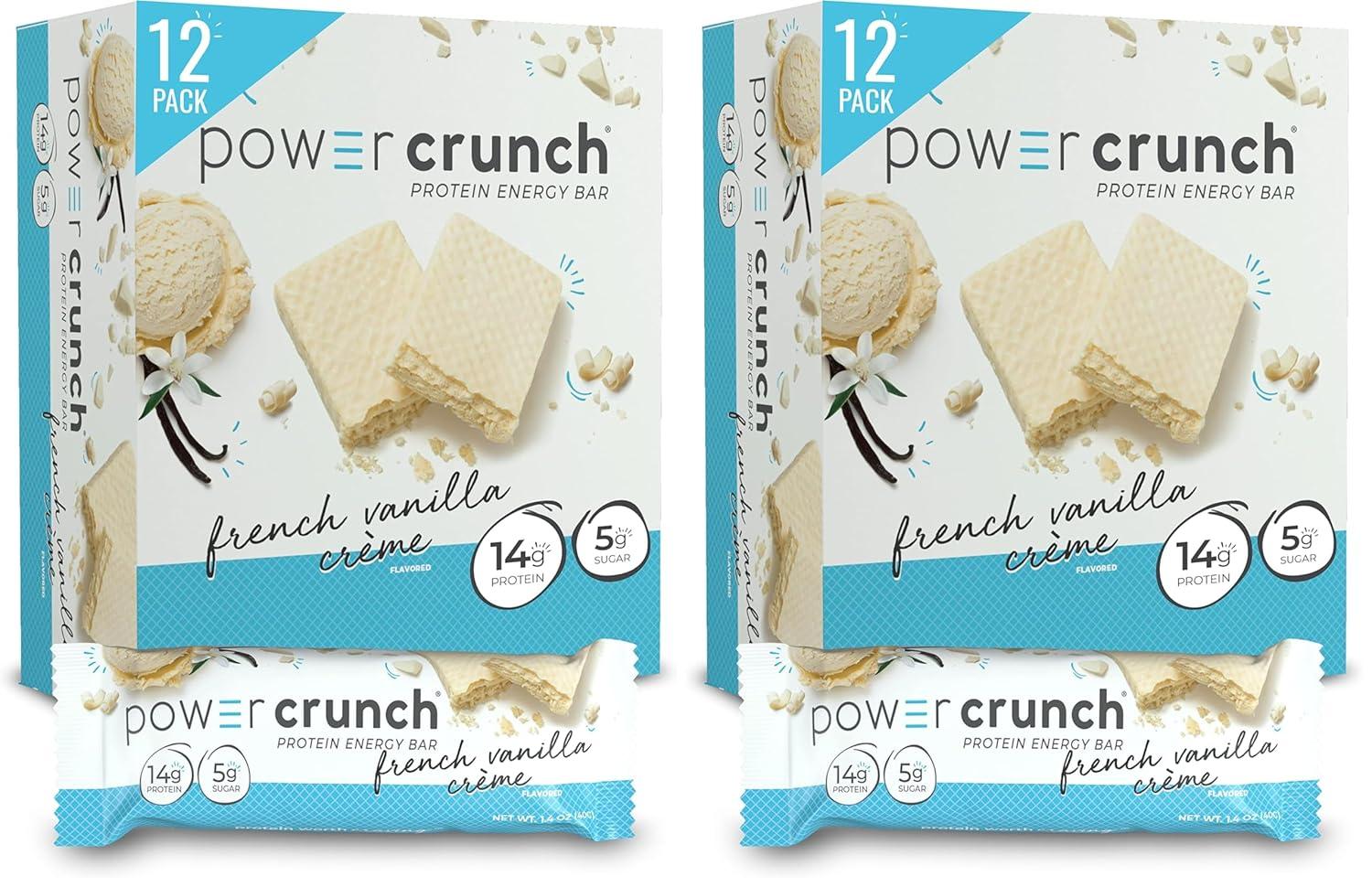 image:imagePower Crunch Cinnamon Bars 14oz 12 CountFrench Vanilla Creme
