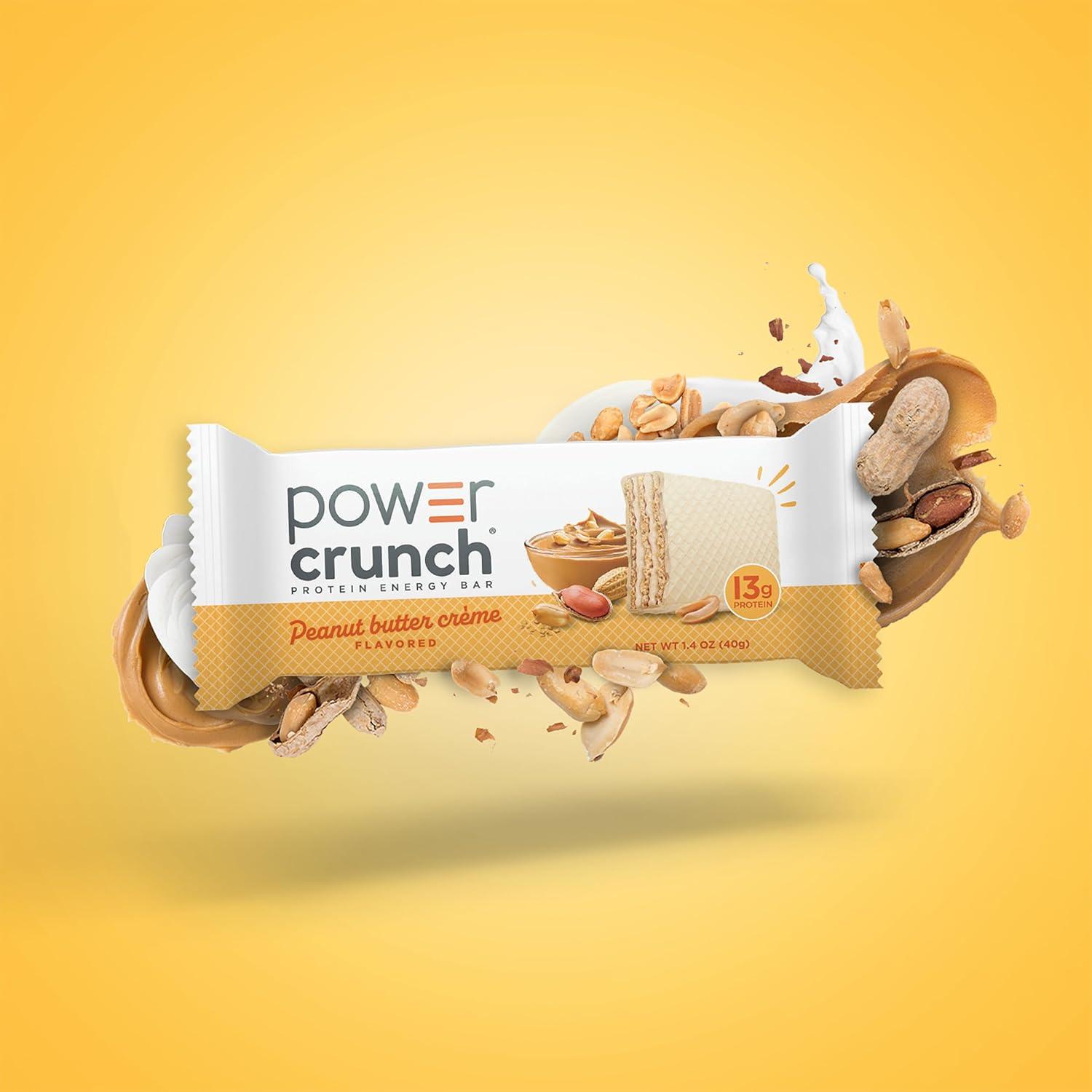 image:imagePower Crunch Cinnamon Bars 14oz 12 CountPeanut Butter Creme