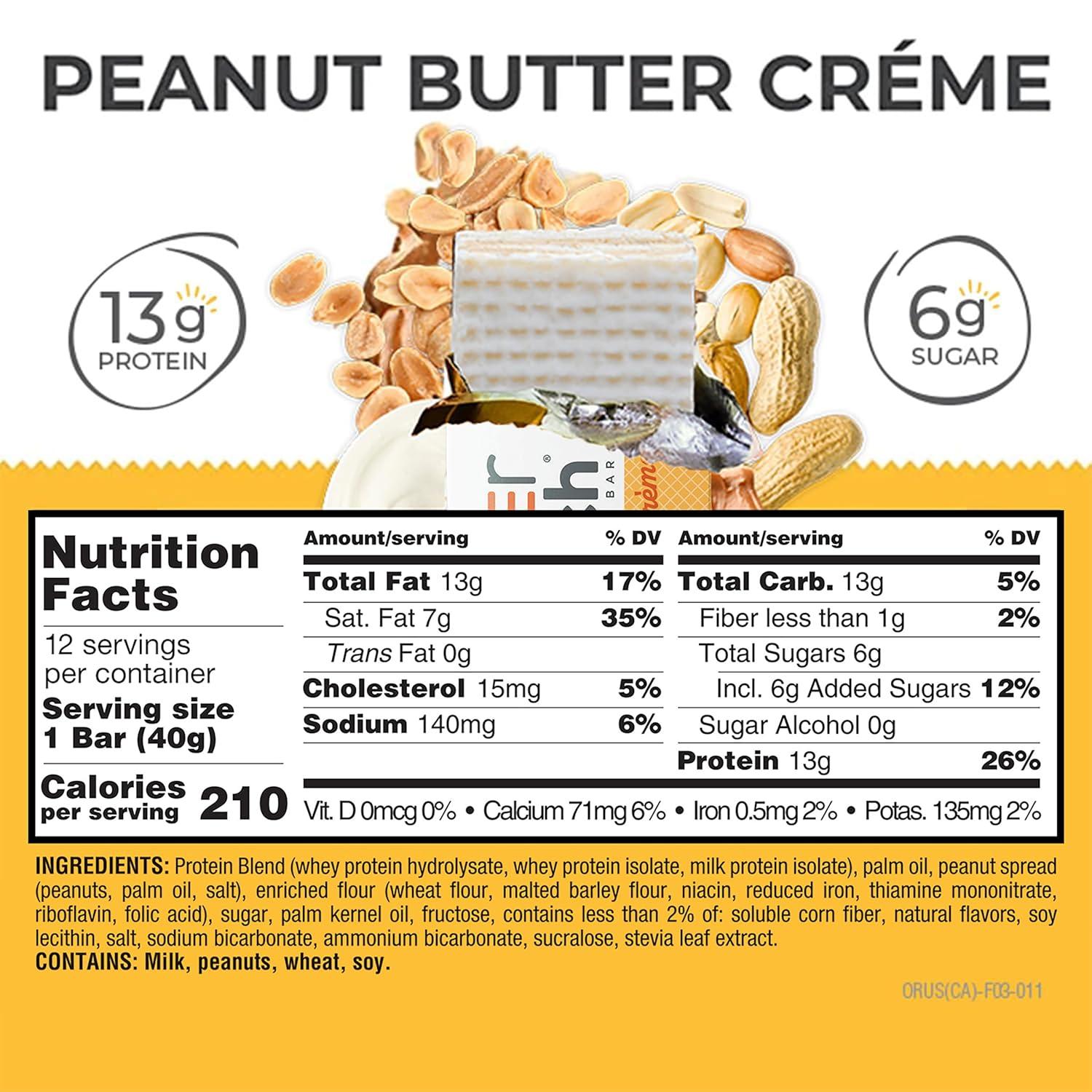 image:imagePower Crunch Cinnamon Bars 14oz 12 CountPeanut Butter Creme
