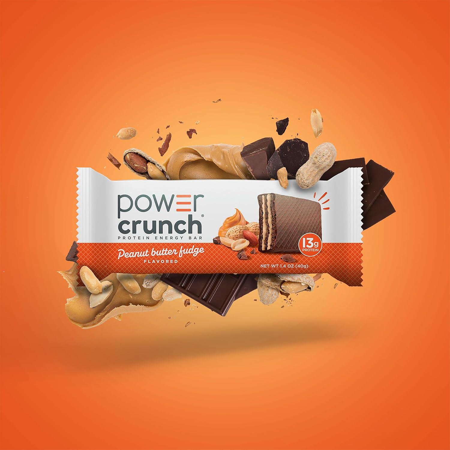 image:imagePower Crunch Cinnamon Bars 14oz 12 CountPeanut Butter Fudge