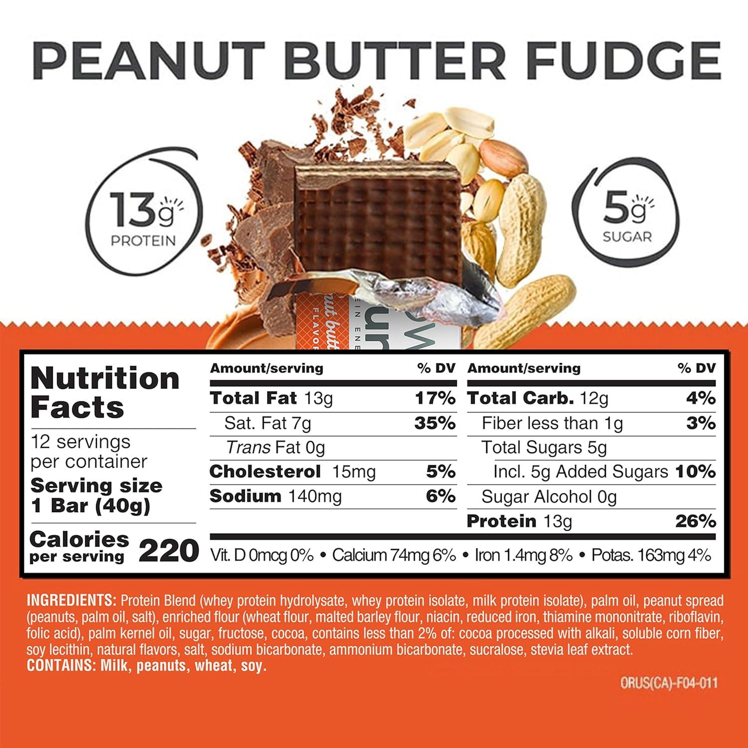 image:imagePower Crunch Cinnamon Bars 14oz 12 CountPeanut Butter Fudge