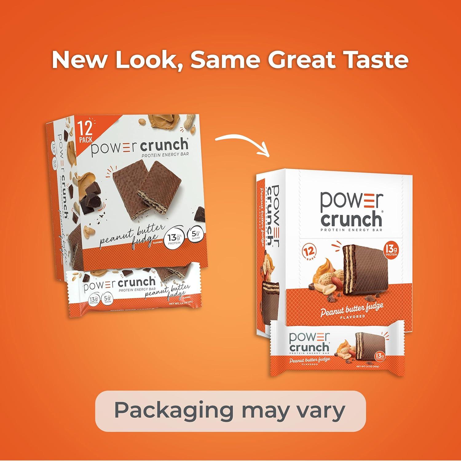 image:imagePower Crunch Cinnamon Bars 14oz 12 CountPeanut Butter Fudge