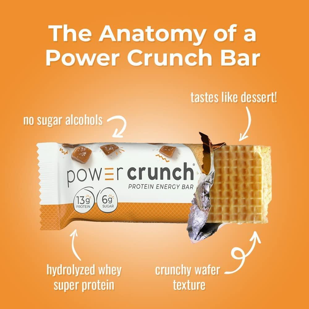 image:imagePower Crunch Cinnamon Bars 14oz 12 CountSalted Caramel