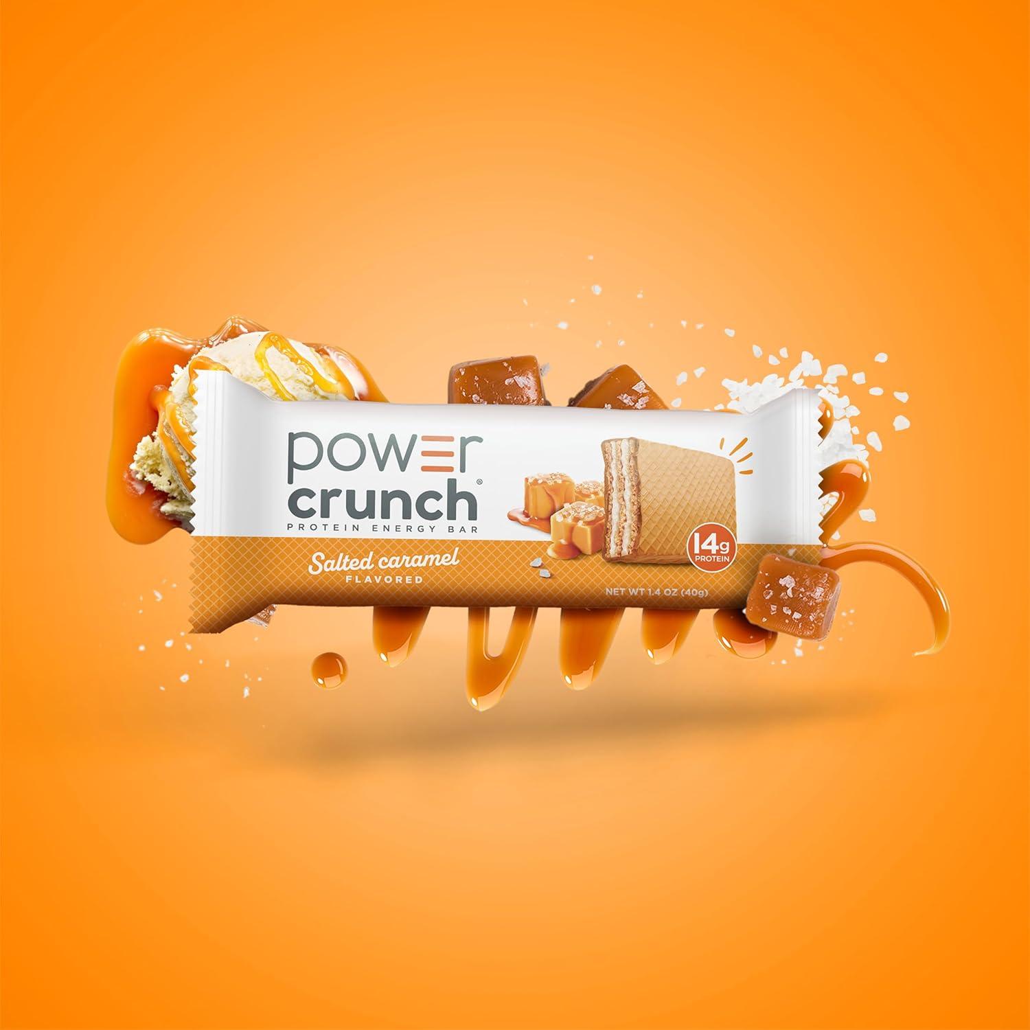 image:imagePower Crunch Cinnamon Bars 14oz 12 CountSalted Caramel