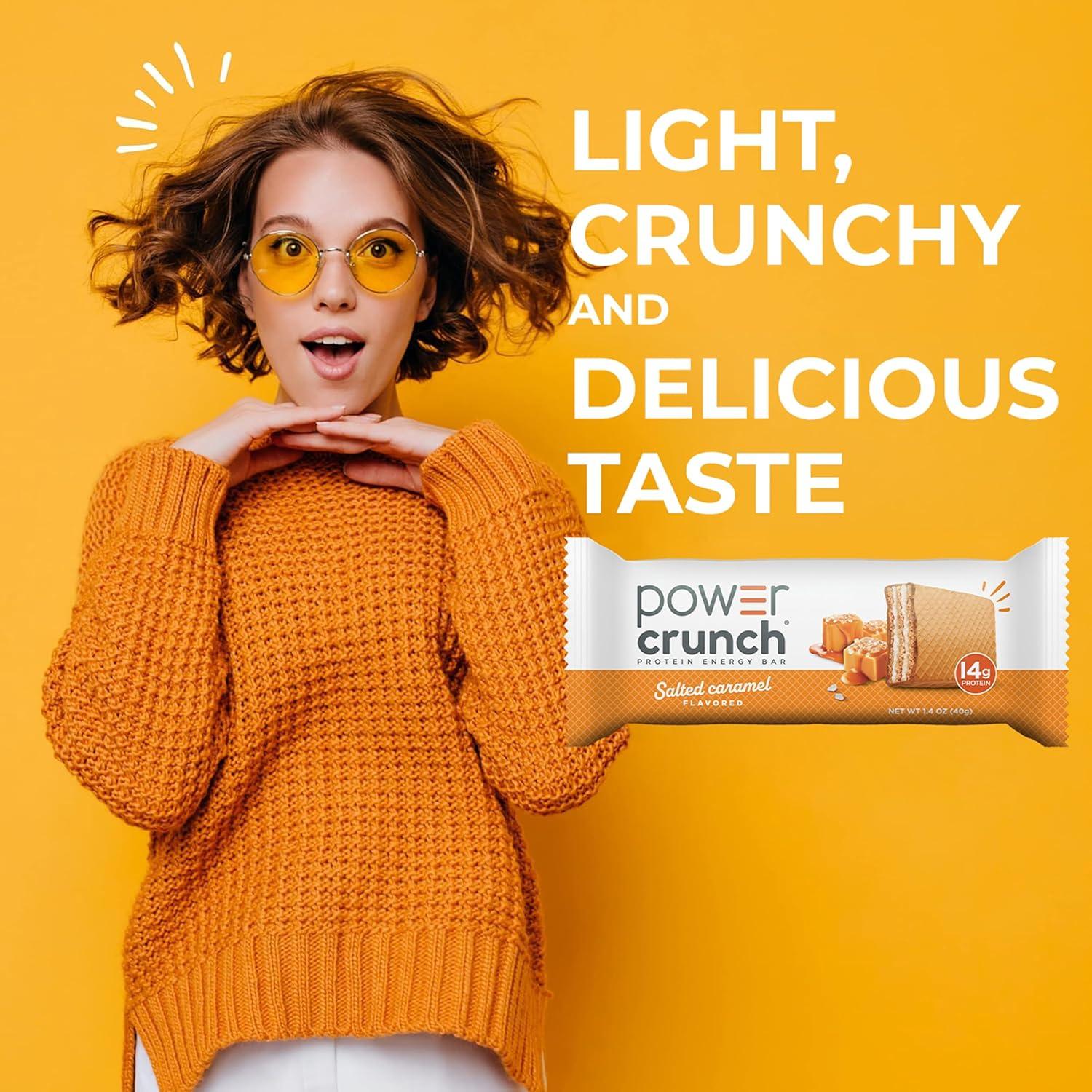 image:imagePower Crunch Cinnamon Bars 14oz 12 CountSalted Caramel