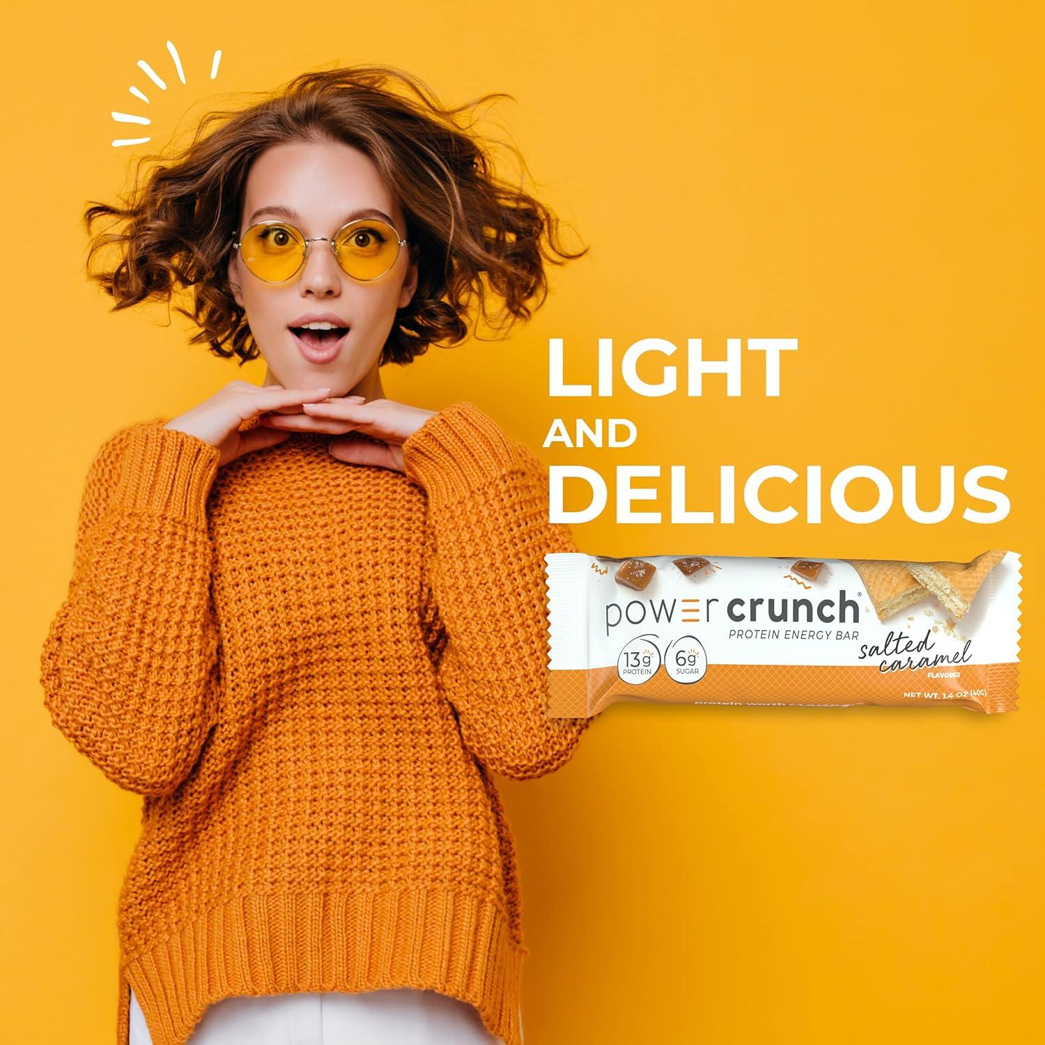 image:imagePower Crunch Cinnamon Bars 14oz 12 CountSalted Caramel