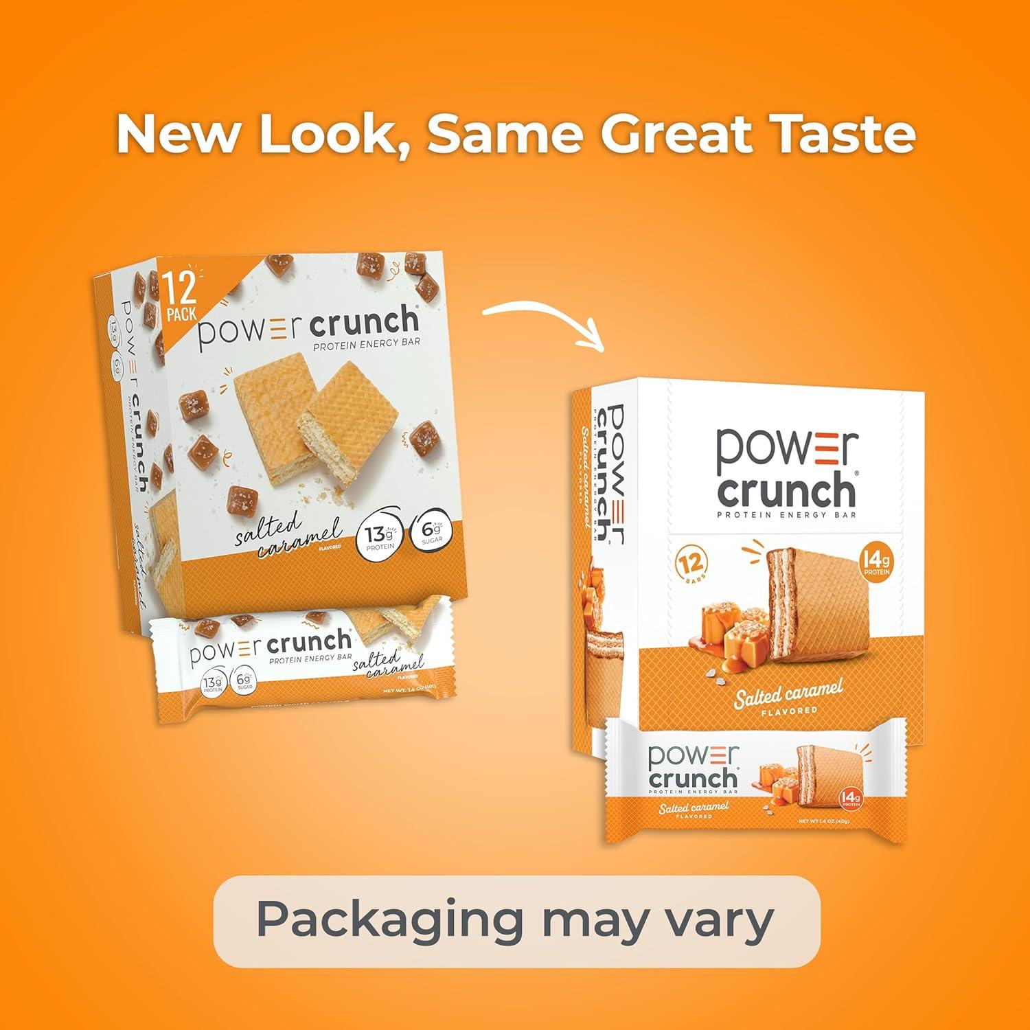 image:imagePower Crunch Cinnamon Bars 14oz 12 CountSalted Caramel