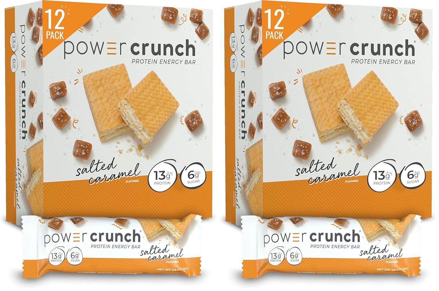 image:imagePower Crunch Cinnamon Bars 14oz 12 CountSalted Caramel
