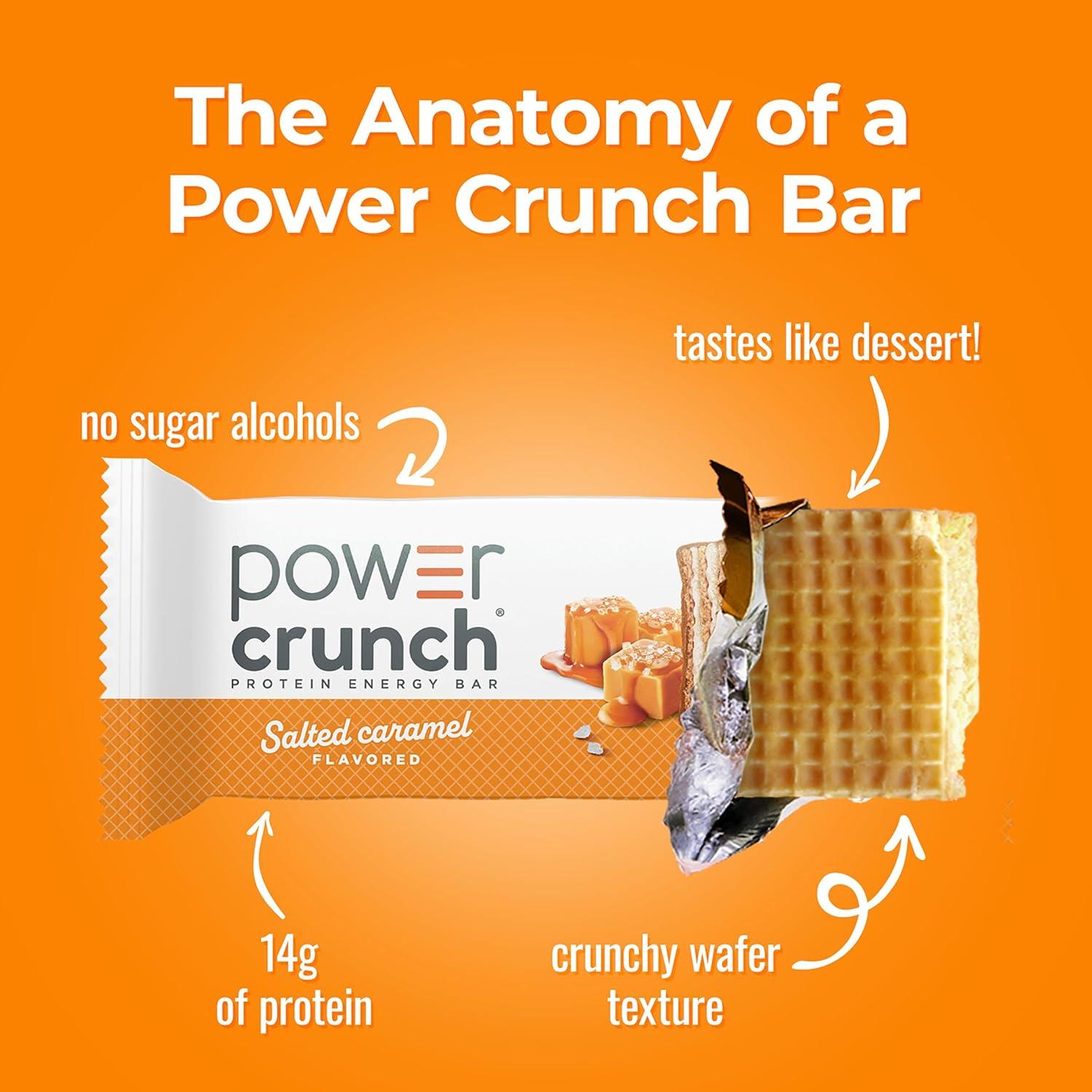 image:imagePower Crunch Cinnamon Bars 14oz 12 CountSalted Caramel