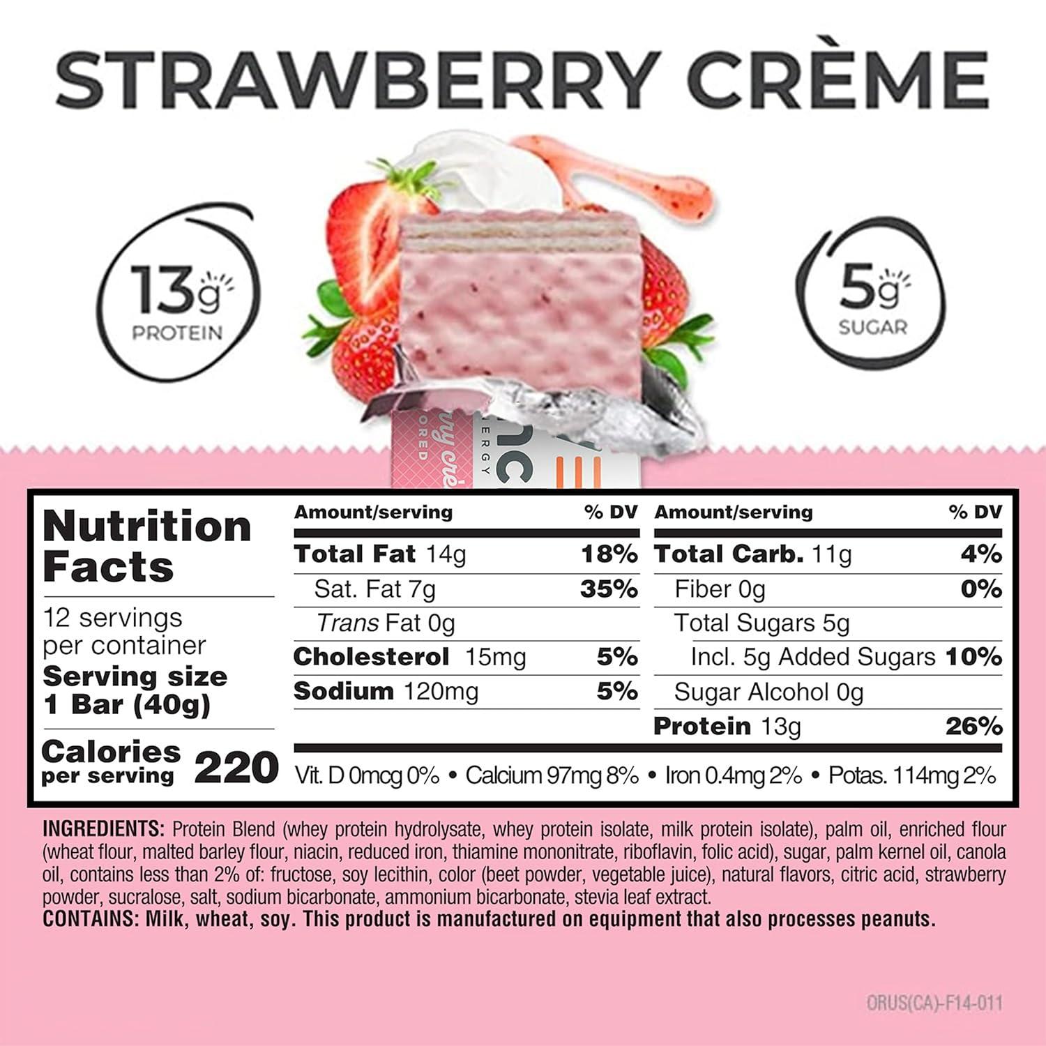 image:imagePower Crunch Cinnamon Bars 14oz 12 CountStrawberry Creme