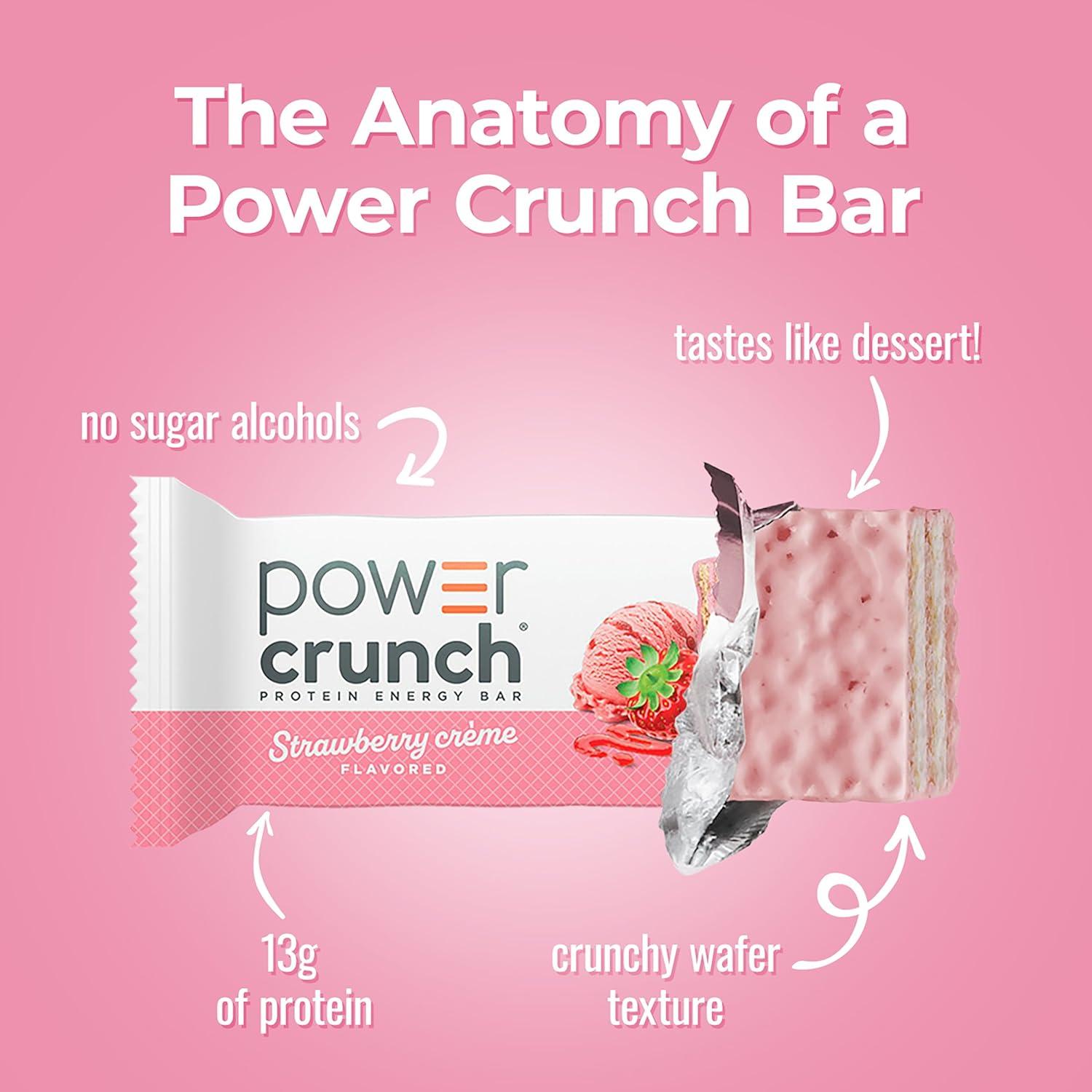 image:imagePower Crunch Cinnamon Bars 14oz 12 CountStrawberry Creme