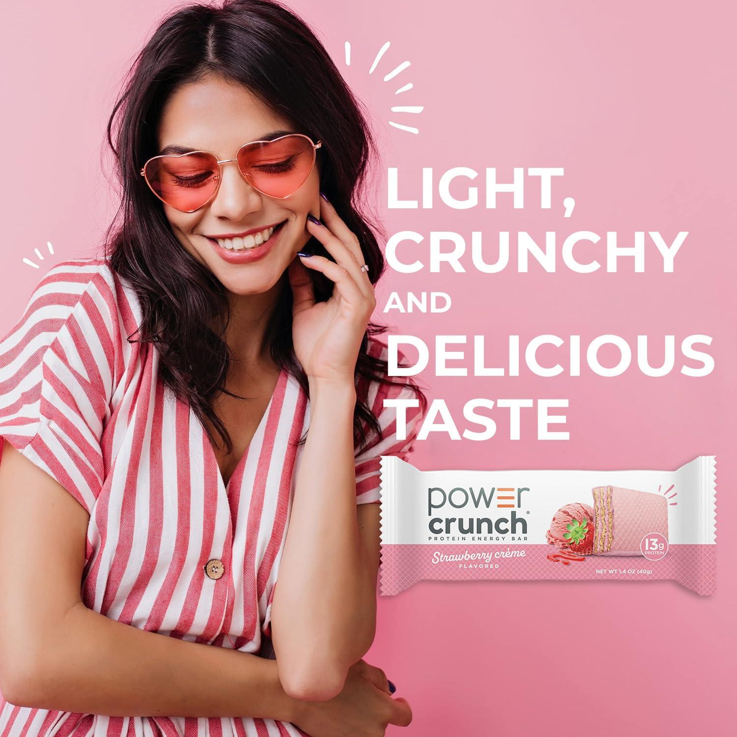 image:imagePower Crunch Cinnamon Bars 14oz 12 CountStrawberry Creme