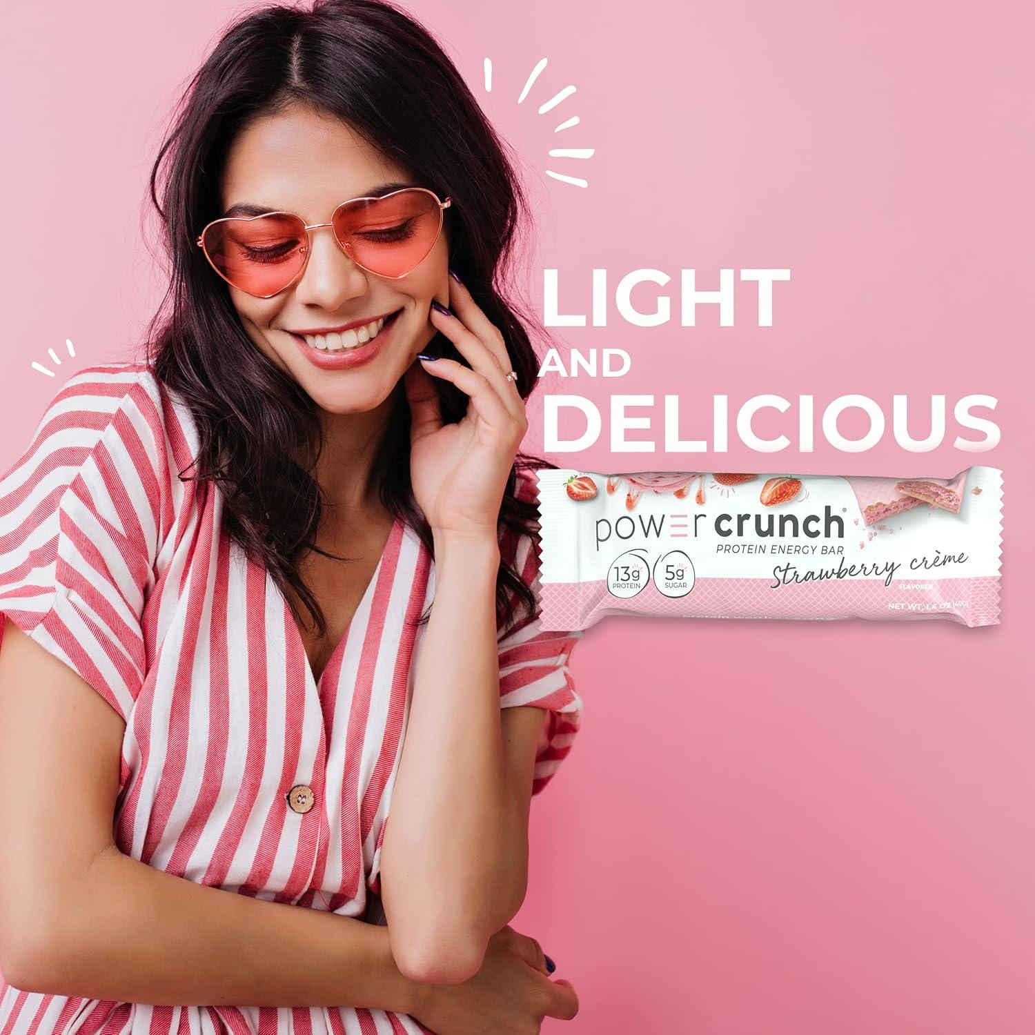 image:imagePower Crunch Cinnamon Bars 14oz 12 CountStrawberry Creme