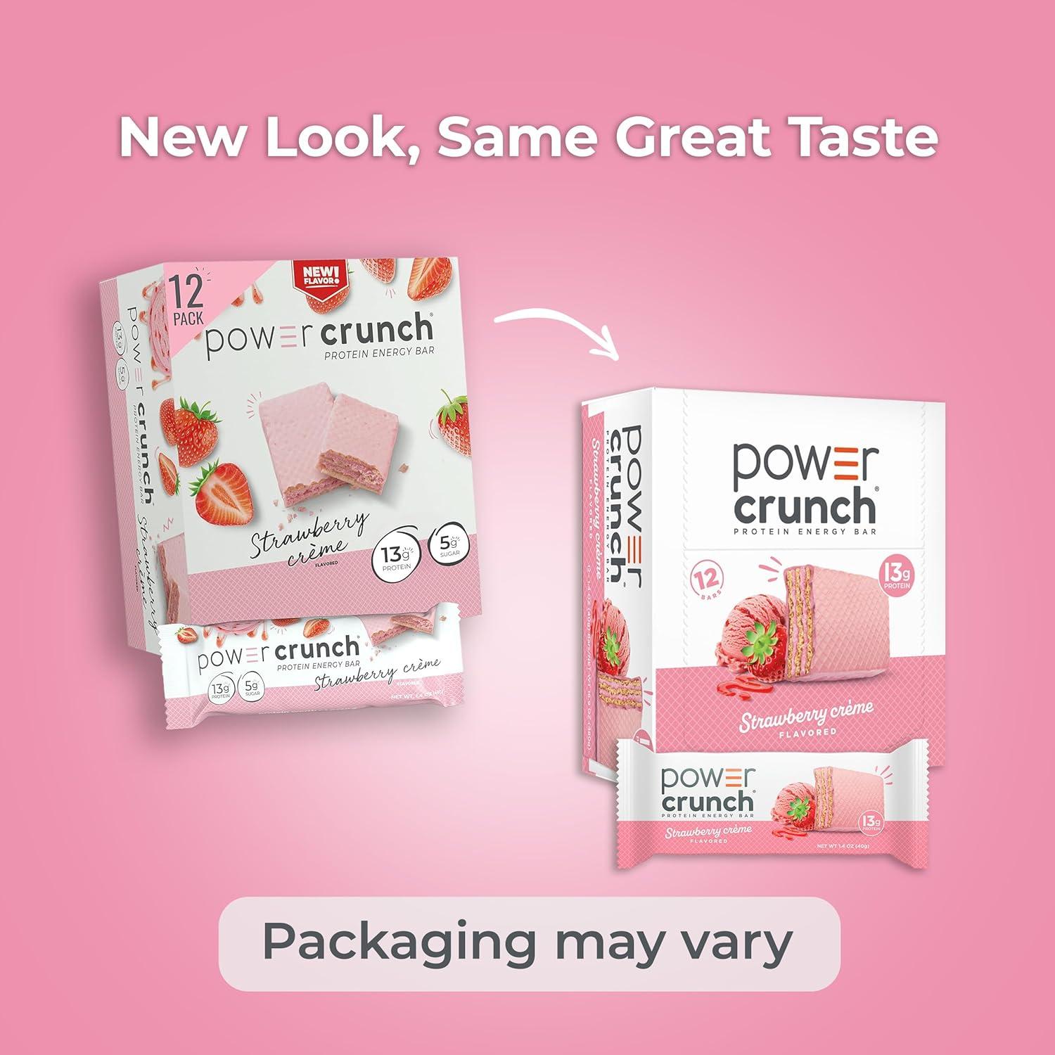 image:imagePower Crunch Cinnamon Bars 14oz 12 CountStrawberry Creme