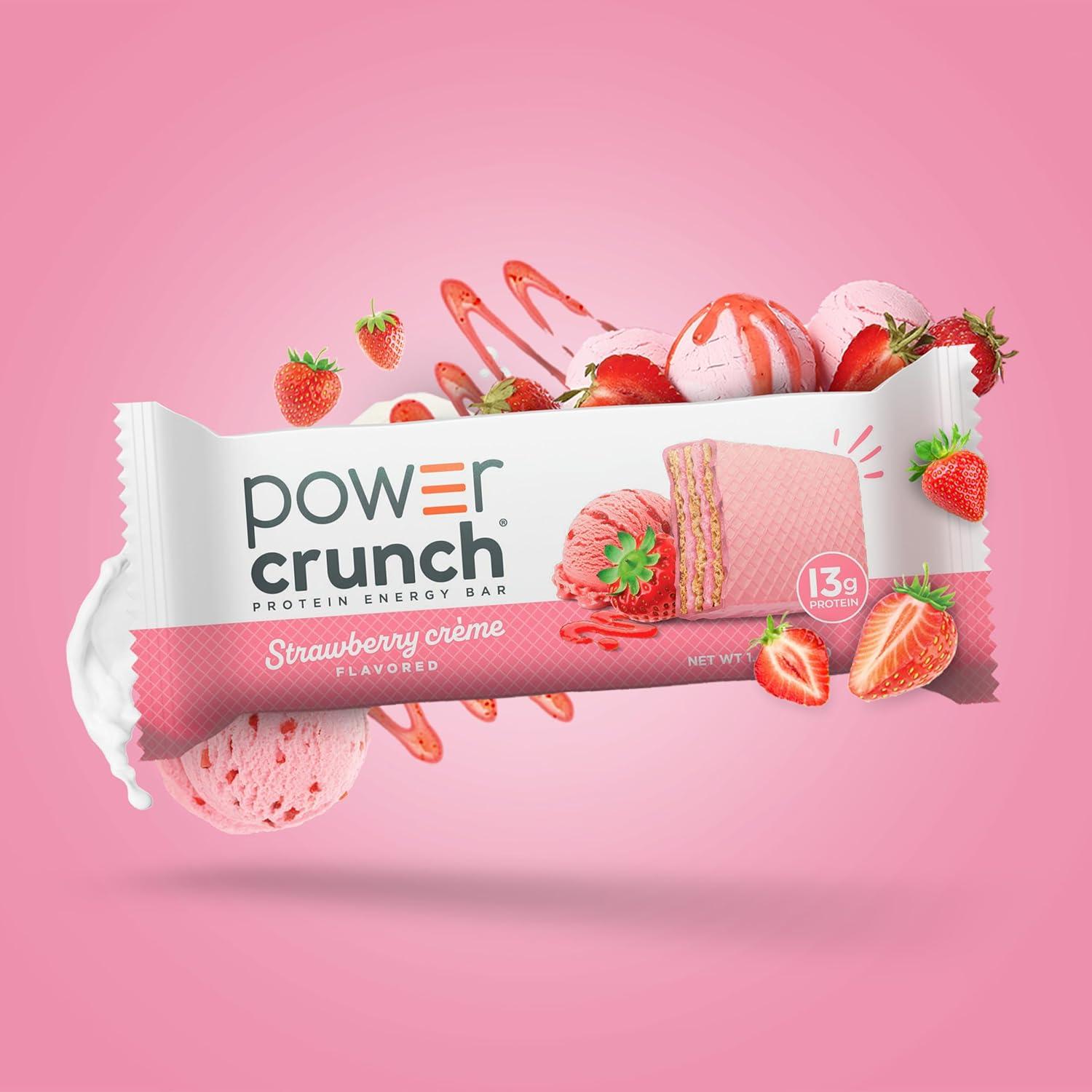 image:imagePower Crunch Cinnamon Bars 14oz 12 CountStrawberry Creme