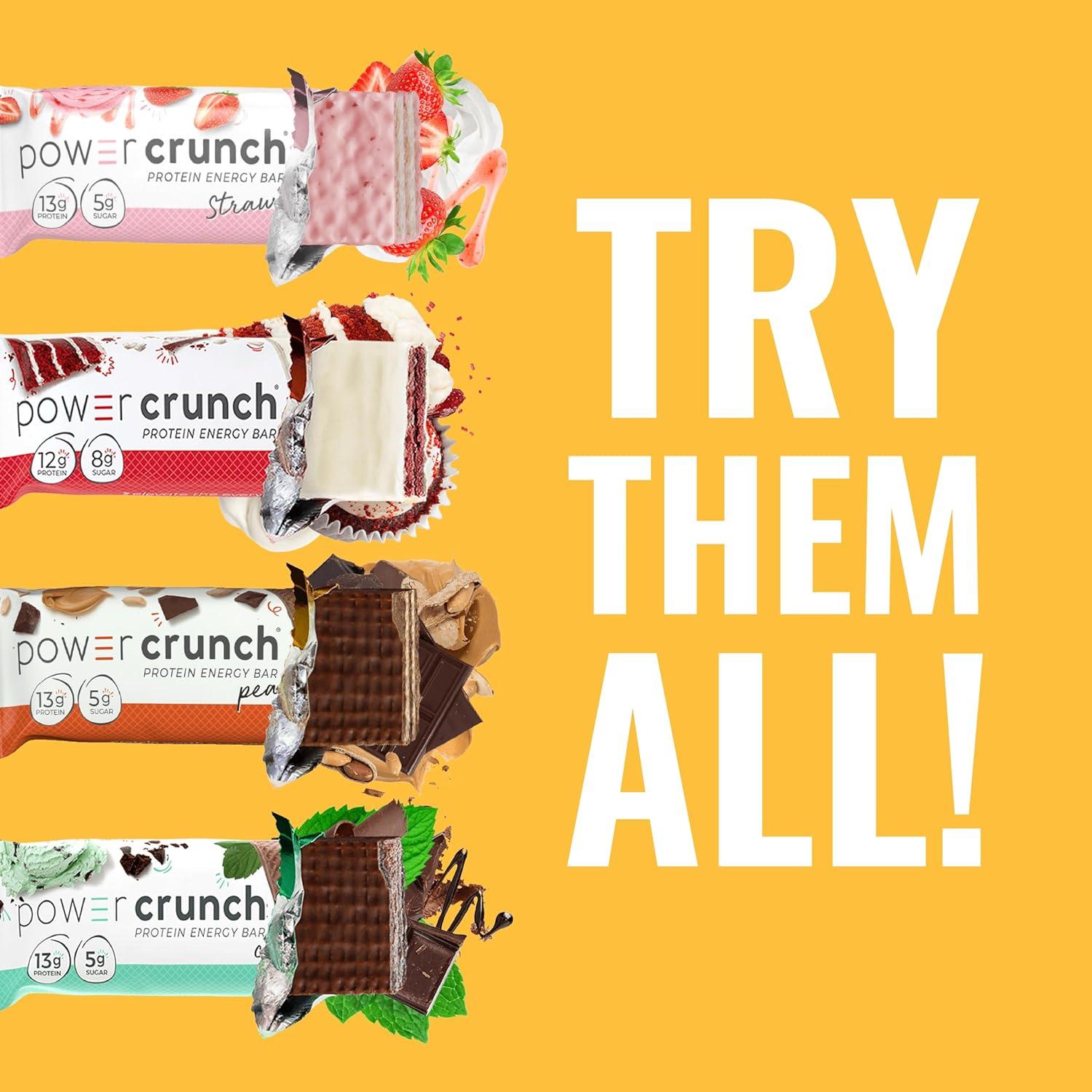 image:imagePower Crunch Cinnamon Bars 14oz 12 CountTriple Chocolate