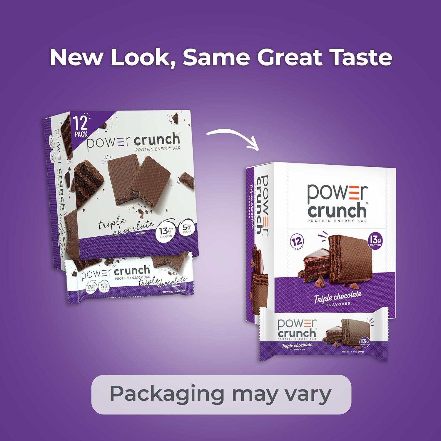 image:imagePower Crunch Cinnamon Bars 14oz 12 CountTriple Chocolate