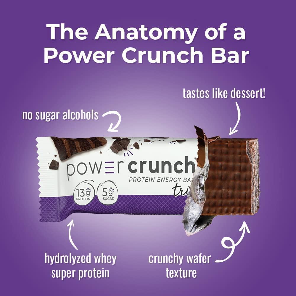 image:imagePower Crunch Cinnamon Bars 14oz 12 CountTriple Chocolate