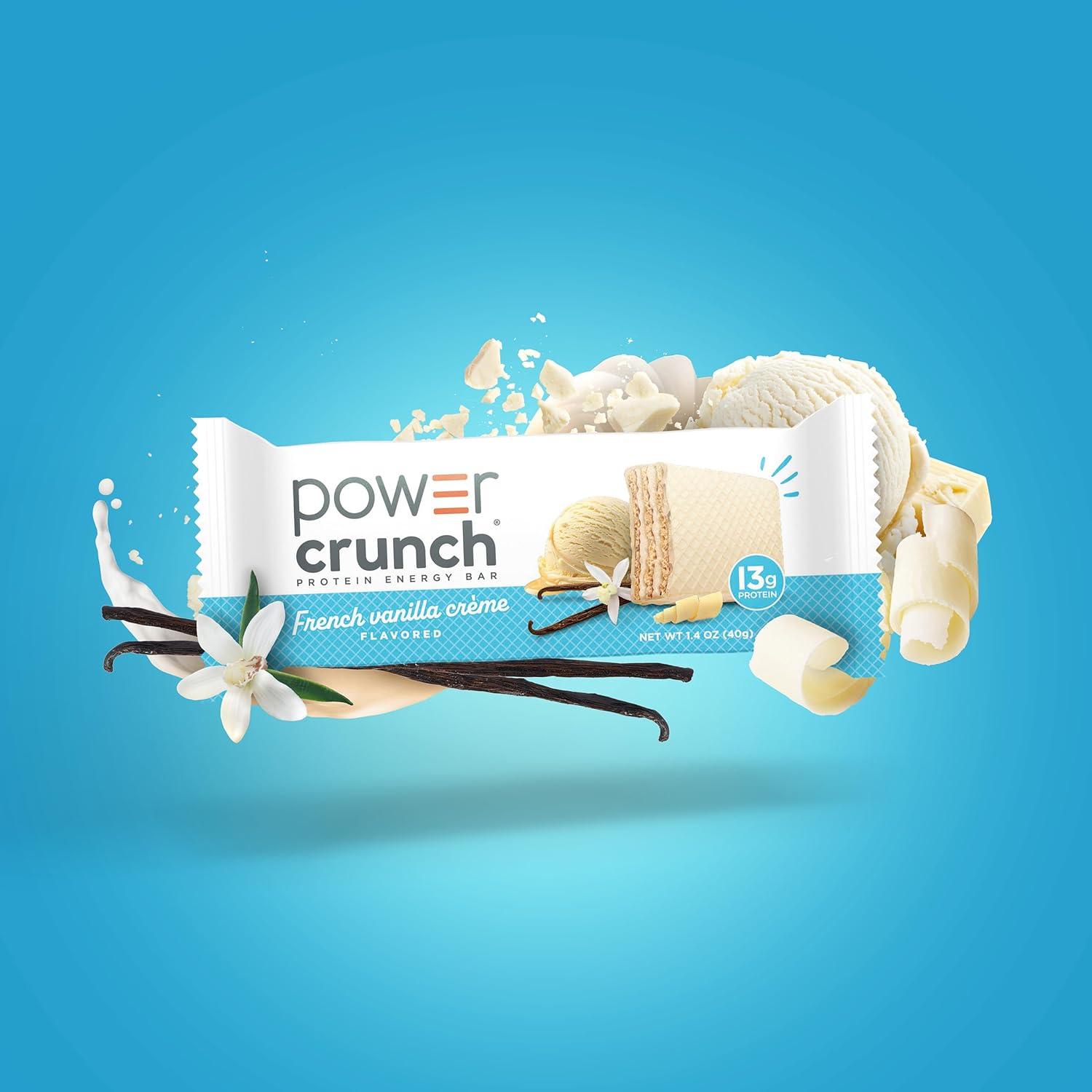 image:imagePower Crunch Protein Energy Bar Vanilla Cream 169oz Count Carton