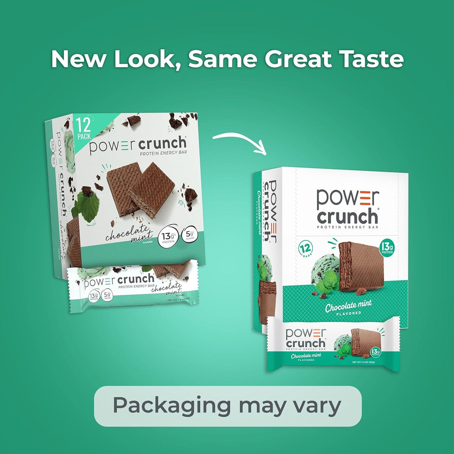 image:imagePower Crunch Protein Energy Bars Chocolate Mint 169oz