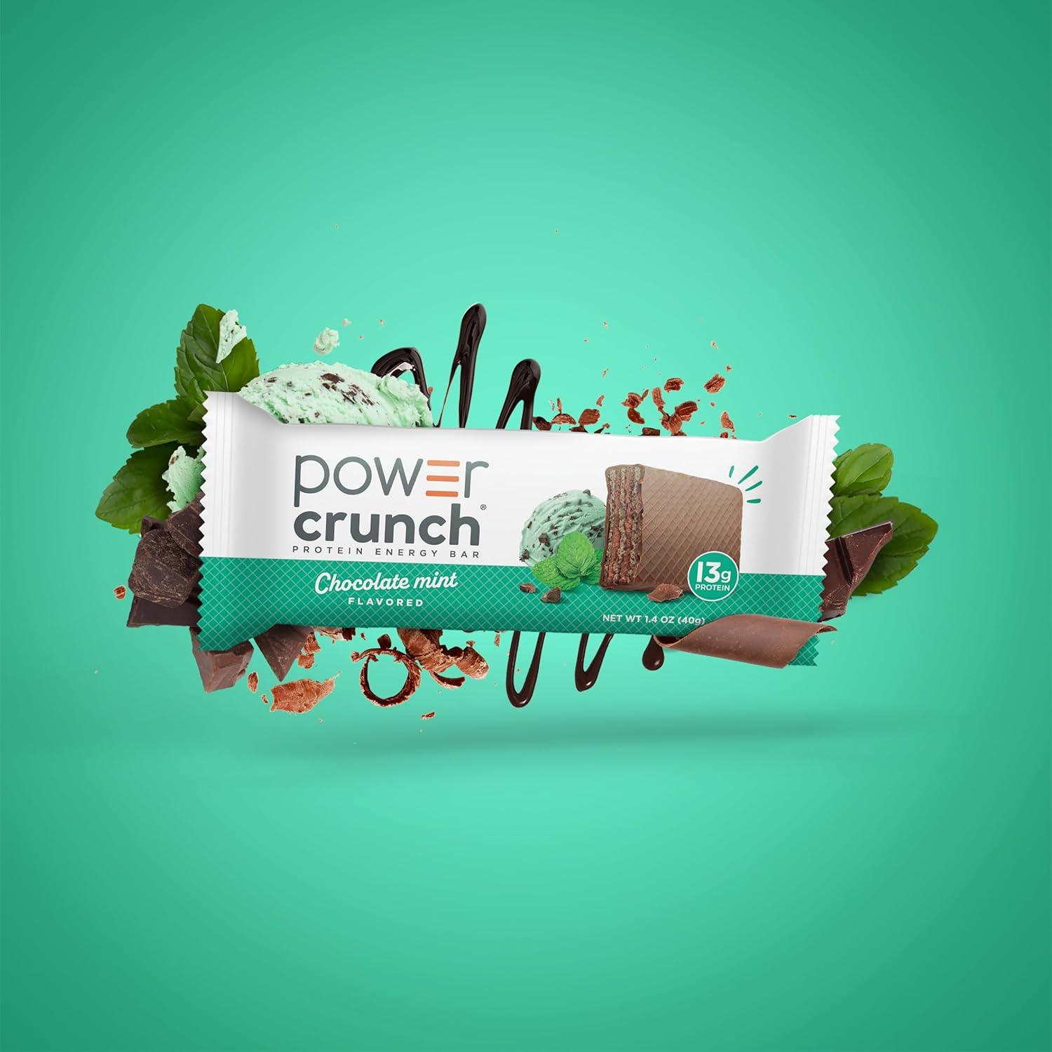 image:imagePower Crunch Protein Energy Bars Chocolate Mint 169oz