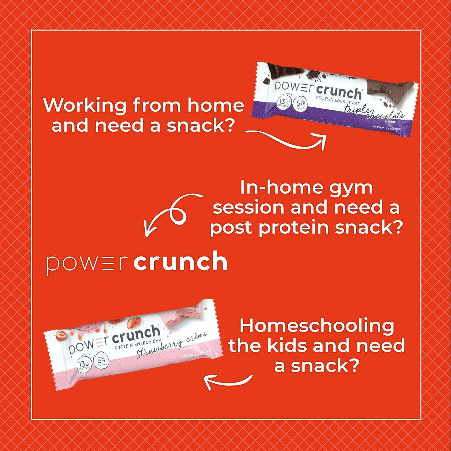 image:imagePower Crunch Protein Wafer Bars Variety Pack in 6 Flavors 14 Ounce Bars 30 Count High Protein Snacks with Delicious Taste30 Count Variety Pack