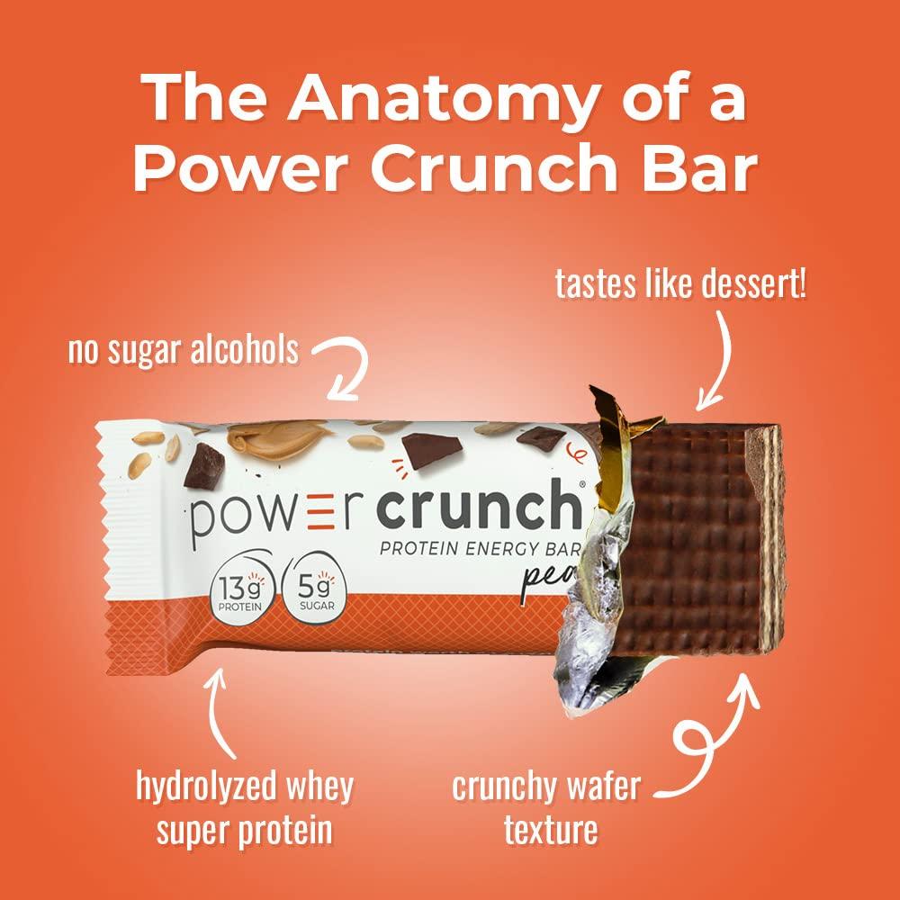 image:imagePower Crunch Protein Wafer Bars Variety Pack in 6 Flavors 14 Ounce Bars 30 Count High Protein Snacks with Delicious Taste30 Count Variety Pack