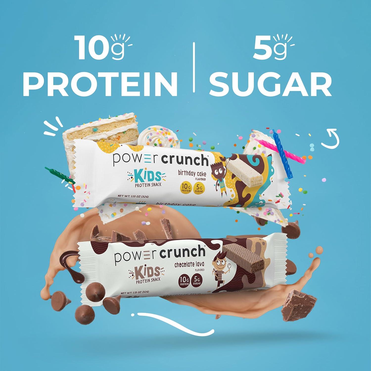 image:imagePower Crunch Protein Wafer Bars and Power Crunch KIDS Protein Bars Variety Pack 15 Count High Protein Snacks with Delicious Taste
