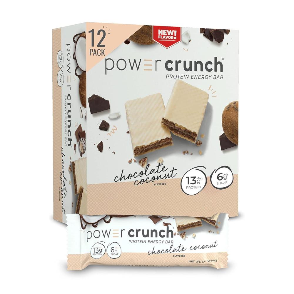 image:imagePower Crunch Cinnamon Bars 14oz 12 CountChocolate Coconut