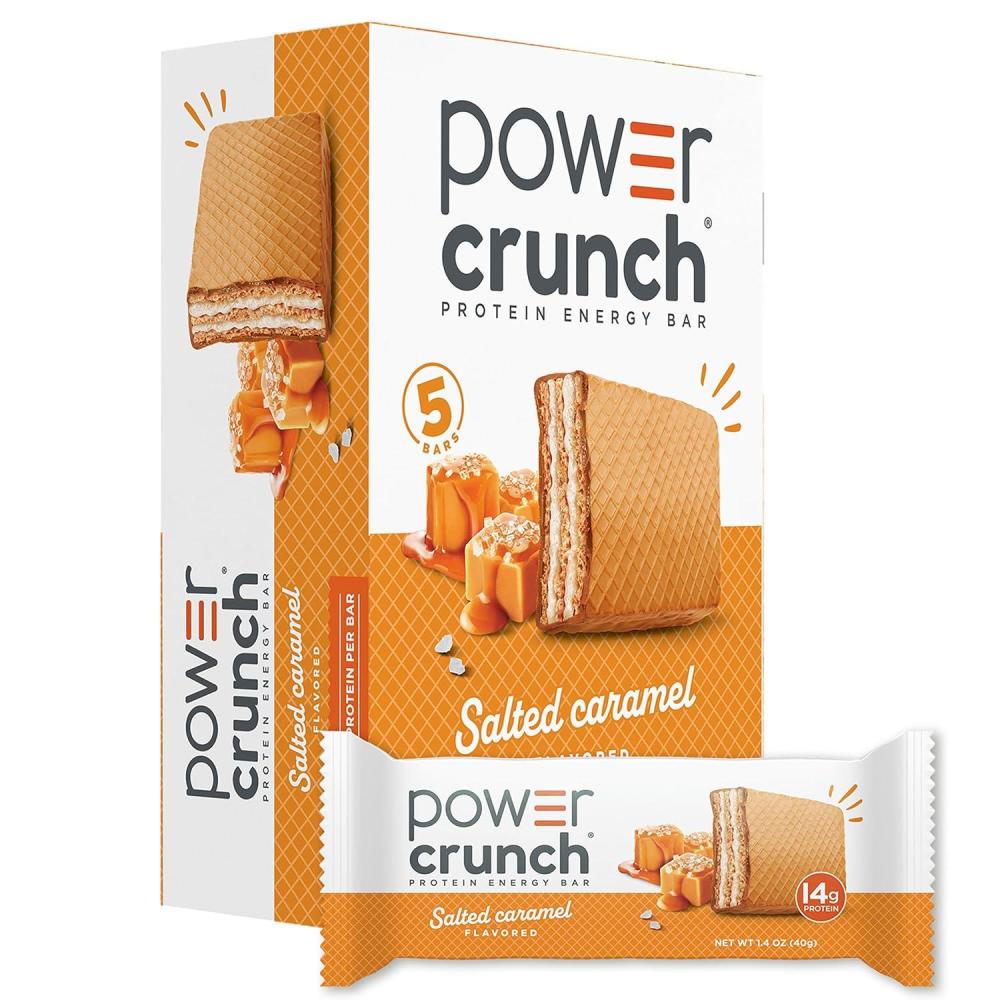 image:imagePower Crunch Cinnamon Bars 14oz 12 CountSalted Caramel