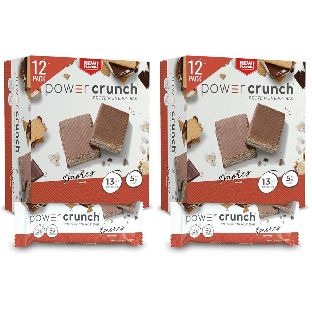 image:imagePower Crunch Cinnamon Bars 14oz 12 CountSmores