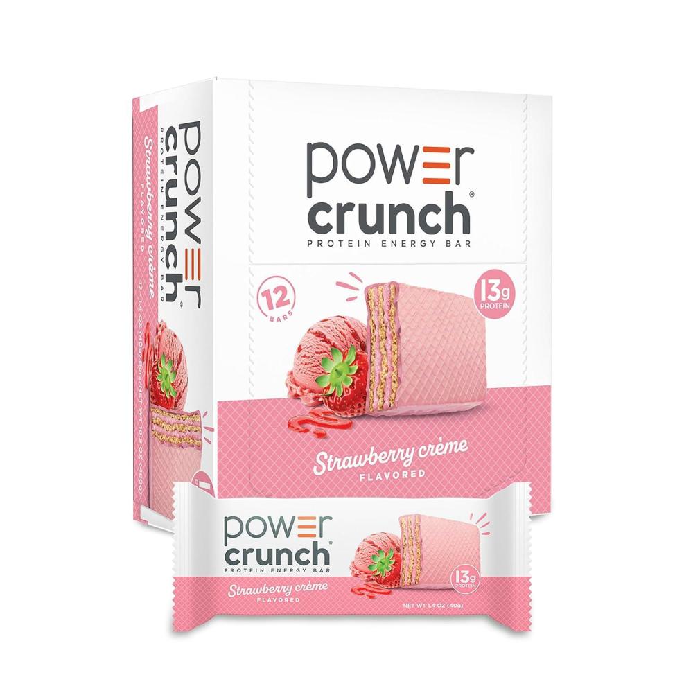 image:imagePower Crunch Cinnamon Bars 14oz 12 CountStrawberry Creme