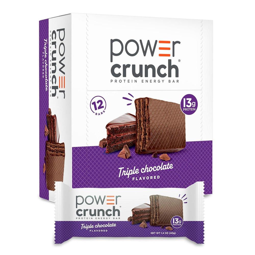 image:imagePower Crunch Cinnamon Bars 14oz 12 CountTriple Chocolate