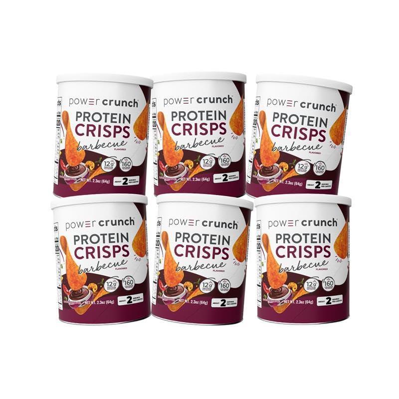 image:imagePower Crunch Protein CRISPS a Potato Style Protein Chip BBQ 12g of protein 105 ounces per serving Pack of 6