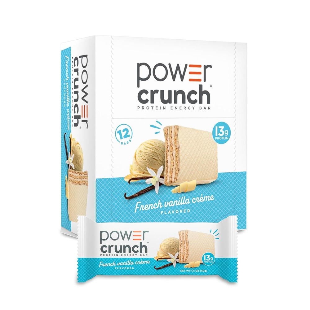 image:imagePower Crunch Protein Energy Bar Vanilla Cream 169oz Count Carton