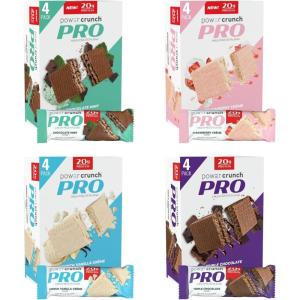 image:imagePower Crunch PRO Protein Wafer Bars Variety Pack in 4 Flavors 20 Ounce Bars 16 Count High Protein
