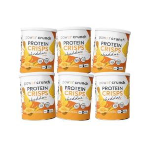 image:imagePower Crunch Protein CRISPS a Potato Style Protein Chip Cheddar 12g of protein 105 ounces per serving Pack of 6