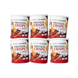 image:imagePower Crunch Protein CRISPS a Potato Style Protein Chip Hot amp Spicy 12g of protein 105 ounces per serving Pack of 6